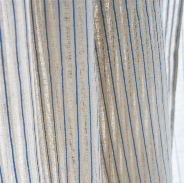 Pavin Fabric - Delft by Pavin Fabric from Designers Guild Isere collection - brown striped woven