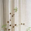 Pavin Fabric from Designers Guild Isere collection - white striped woven