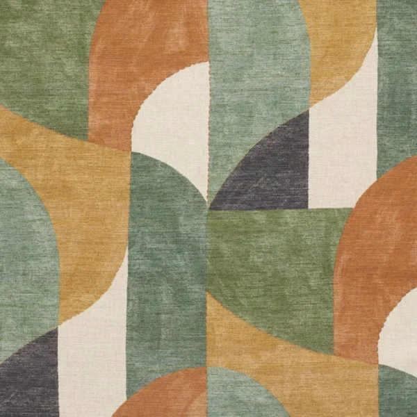 Ardora Fabric - Laurel by Ardora Fabric from iLiv Elaris collection - green contemporary printed