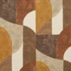 Ardora Fabric from iLiv Elaris collection - yellow contemporary printed