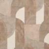 Ardora Fabric from iLiv Elaris collection - brown contemporary printed