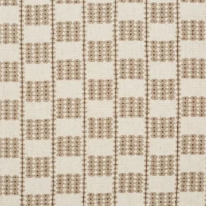 Flint Fabric from iLiv Elaris collection - neutral checked printed