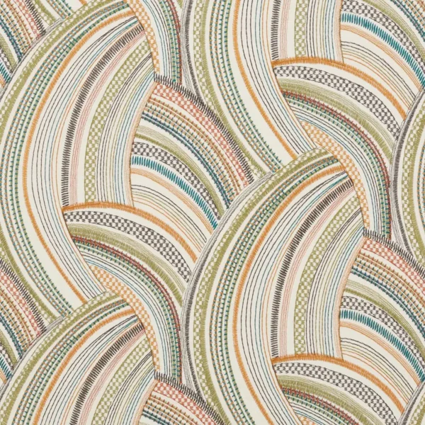 Aqualis Fabric - Auburn by Aqualis Fabric from iLiv Elaris collection - orange contemporary woven