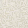 Script Fabric from iLiv Elaris collection - neutral misc woven