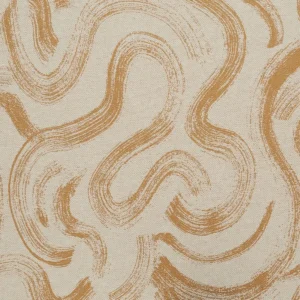 Circuit Fabric from iLiv Elaris collection - yellow contemporary woven