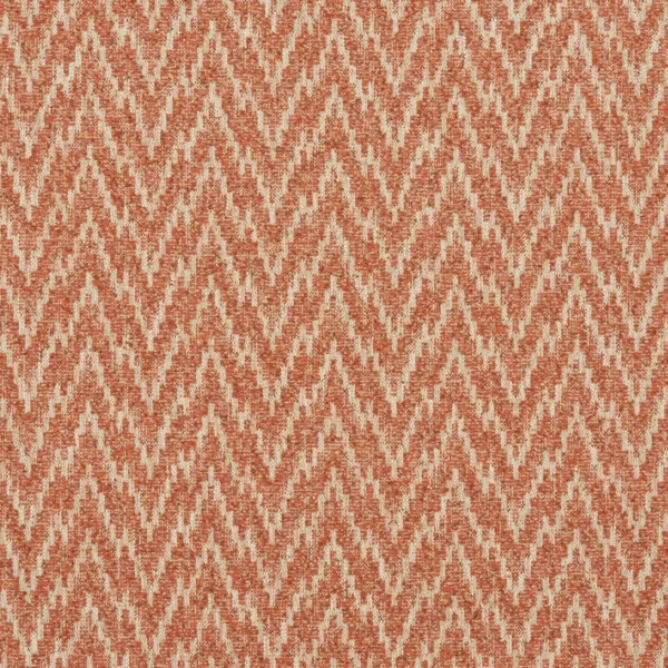 Arco Fabric - Auburn by Arco Fabric from iLiv Elaris collection - orange geometric woven