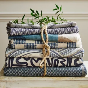 Script Fabric from iLiv Elaris collection - purple misc woven