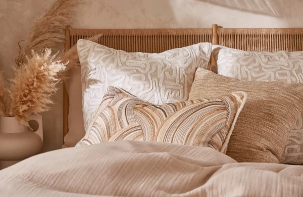 Ardora Fabric - Stone by Ardora Fabric from iLiv Elaris collection - brown contemporary printed