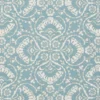 Castelle Fabric from iLiv Tree of Life collection - blue botanical printed