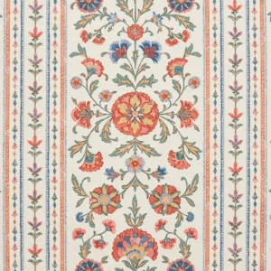 Marari Fabric from iLiv Tree of Life collection - red striped printed