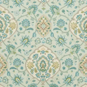 Perseus Fabric from iLiv Tree of Life collection - blue botanical printed