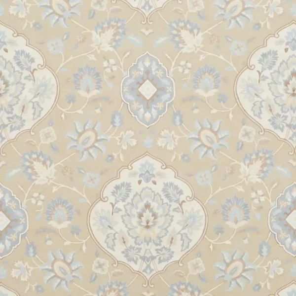 Perseus Fabric - Linen by Perseus Fabric from iLiv Tree of Life collection - neutral botanical printed