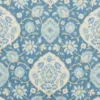 Perseus Fabric from iLiv Tree of Life collection - blue botanical printed