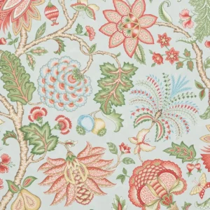 Tree of Life Fabric from iLiv Tree of Life collection - blue botanical printed