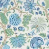 Tree of Life Fabric from iLiv Tree of Life collection - blue botanical printed