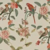 Birds of Paradise Fabric from iLiv Tree of Life collection - red animal embroideried