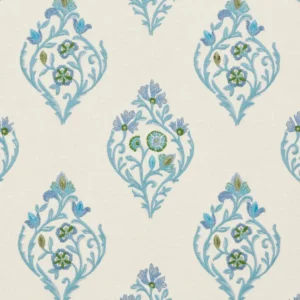 Marni Fabric from iLiv Tree of Life collection - blue botanical woven