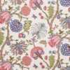 Palampore Fabric from iLiv Tree of Life collection - pink botanical embroideried