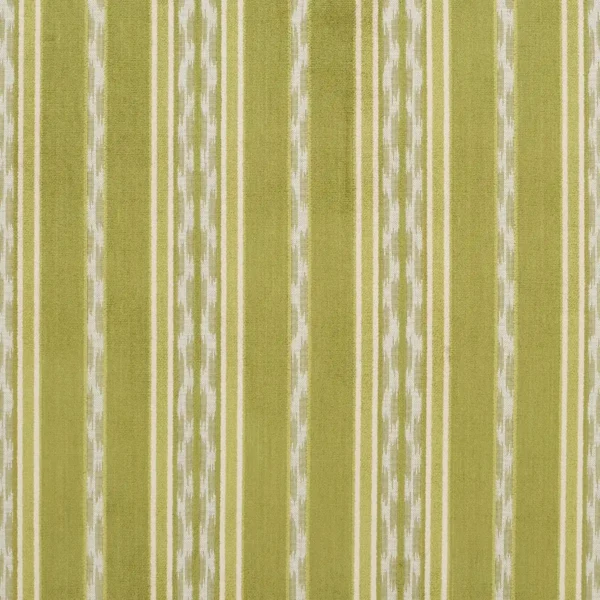 Amoli Fabric - Juniper by Amoli Fabric from iLiv Tree of Life collection - green striped woven