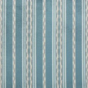 Amoli Fabric from iLiv Tree of Life collection - blue striped woven