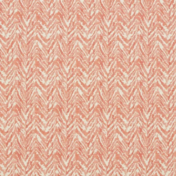 Siam Fabric - Coral by Siam Fabric from iLiv Tree of Life collection - orange contemporary woven