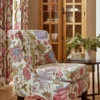 Tree of Life Fabric from iLiv Tree of Life collection - blue botanical printed