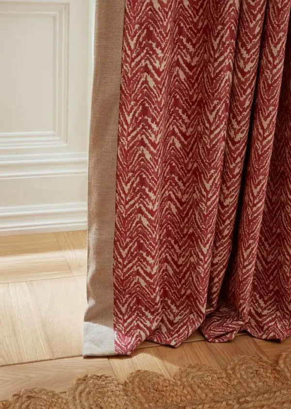 Siam Fabric from iLiv Tree of Life collection - red contemporary woven