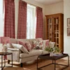 Siam Fabric from iLiv Tree of Life collection - orange contemporary woven