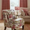 Palampore Fabric from iLiv Tree of Life collection - pink botanical embroideried