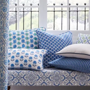 Castelle Fabric from iLiv Tree of Life collection - neutral botanical printed