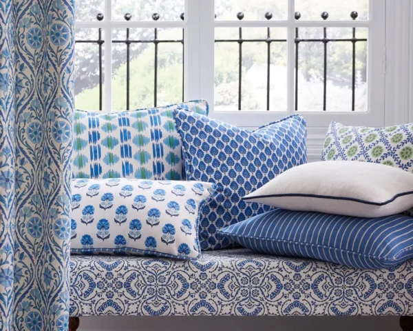 Castelle Fabric from iLiv Tree of Life collection - neutral botanical printed