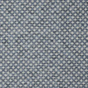 Arlo Fabric from Ashley Wilde Harrison collection - blue geometric woven