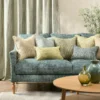 Luka Fabric from Ashley Wilde Harrison collection - black-grey striped woven