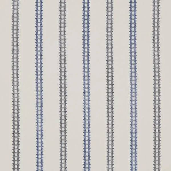 Addison Fabric from Ashley Wilde Henrietta collection - blue striped woven