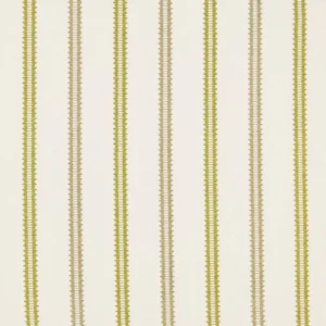 Addison Fabric from Ashley Wilde Henrietta collection - green striped woven