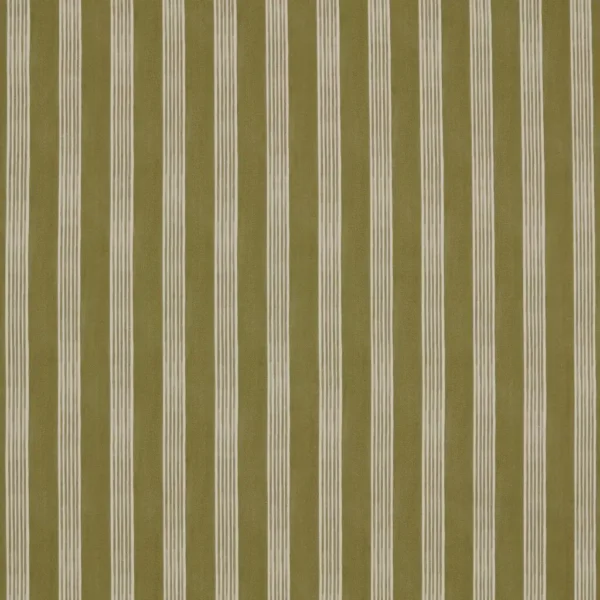 Flossy Fabric from Ashley Wilde Henrietta collection - green striped cotton