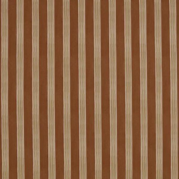Flossy Fabric - Paprika by Flossy Fabric from Ashley Wilde Henrietta collection - red striped cotton