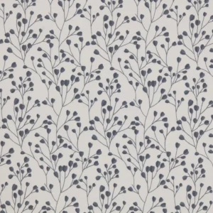 Kamilla Fabric from Ashley Wilde Henrietta collection - blue botanical embroideried