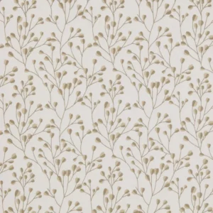 Kamilla Fabric from Ashley Wilde Henrietta collection - neutral botanical embroideried