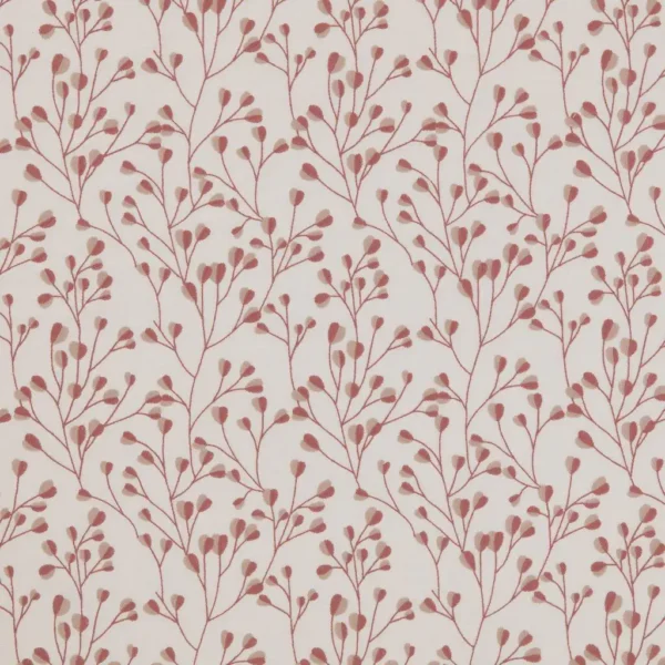 Kamilla Fabric - Raspberry by Kamilla Fabric from Ashley Wilde Henrietta collection - red botanical embroideried