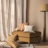 Kamilla Fabric from Ashley Wilde Henrietta collection - red botanical embroideried