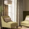 Kamilla Fabric from Ashley Wilde Henrietta collection - red botanical embroideried
