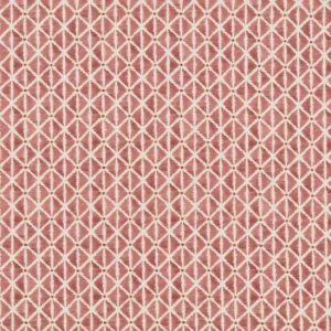 Kira Fabric from Ashley Wilde Otto collection - red geometric cotton