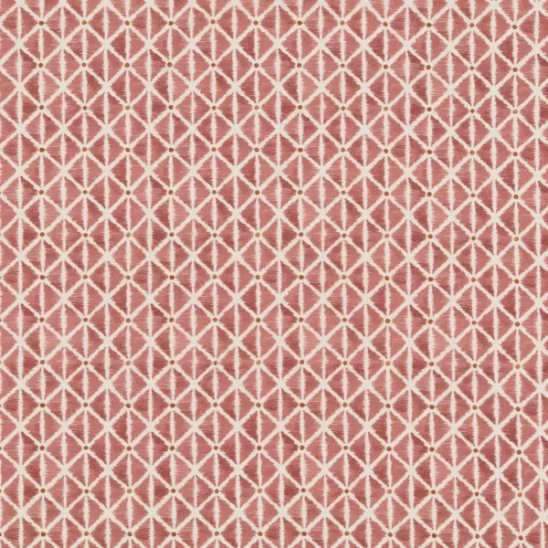 Kira Fabric - Berry by Kira Fabric from Ashley Wilde Otto collection - red geometric cotton