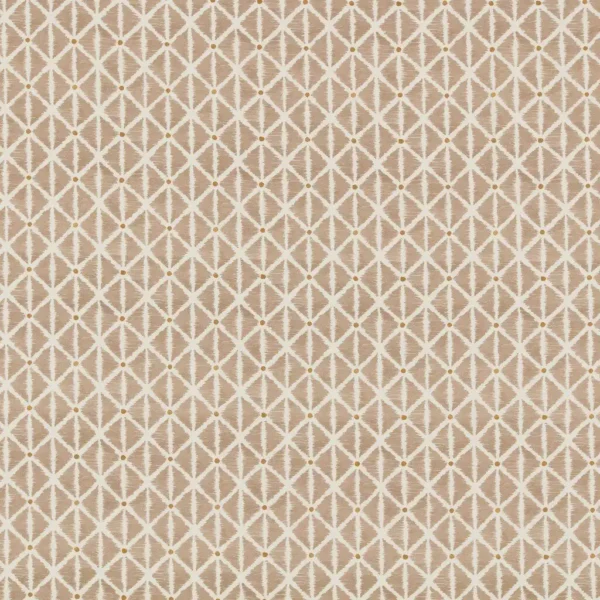Kira Fabric - Hazelnut by Kira Fabric from Ashley Wilde Otto collection - brown geometric cotton
