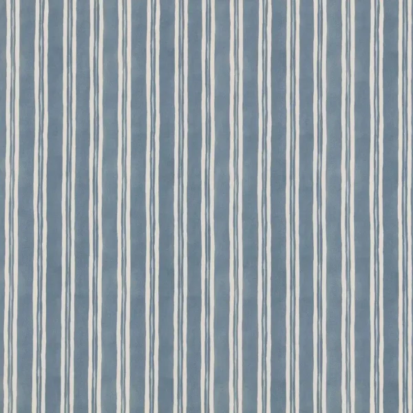 Nell Fabric - Denim by Nell Fabric from Ashley Wilde Otto collection - blue striped cotton