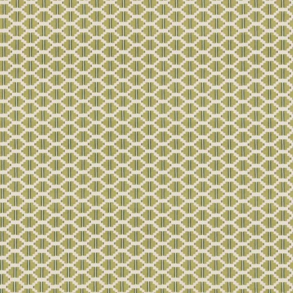 Raye Fabric - Pistachio by Raye Fabric from Ashley Wilde Otto collection - green geometric cotton