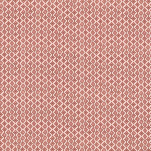 Rory Fabric from Ashley Wilde Otto collection - red geometric cotton