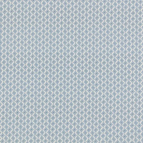 Rory Fabric - Marine by Rory Fabric from Ashley Wilde Otto collection - blue geometric cotton