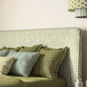 Uma Fabric from Ashley Wilde Otto collection - green striped cotton